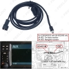Picture of 3.5mm Female Connector To 3-Pin AUX Connector Wiring Harness For BMW E39/E46/E53 With Navigation System(SA 602/609)