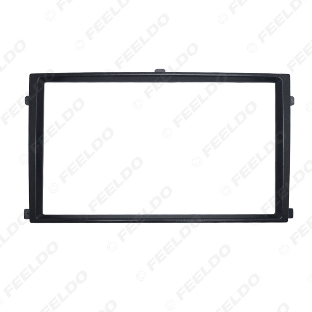 Picture of Car 2DIN Face Frame Panel for Ssangyong Rexton 2007+ Stereo Interface CD/DVD/Radio Fascia In Dash Mount Trim Kit