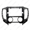 Picture of Car 9" 2Din Fascia Panel Frame Dash Kit For Mitsubishi Triton(2015+) Manual Air Condition GPS Navigation Installation