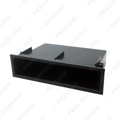 Picture of 1DIN Car Stereo Radio Refitting Dashboard Installation Mounting Trim Fascia Storage Box Spacer For Honda