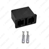 Picture of Car Auto Motorcycle H7-11 H7-21 HID LED Bulb DIY Quick Male/Female Connector Plug with Terminals Adapter