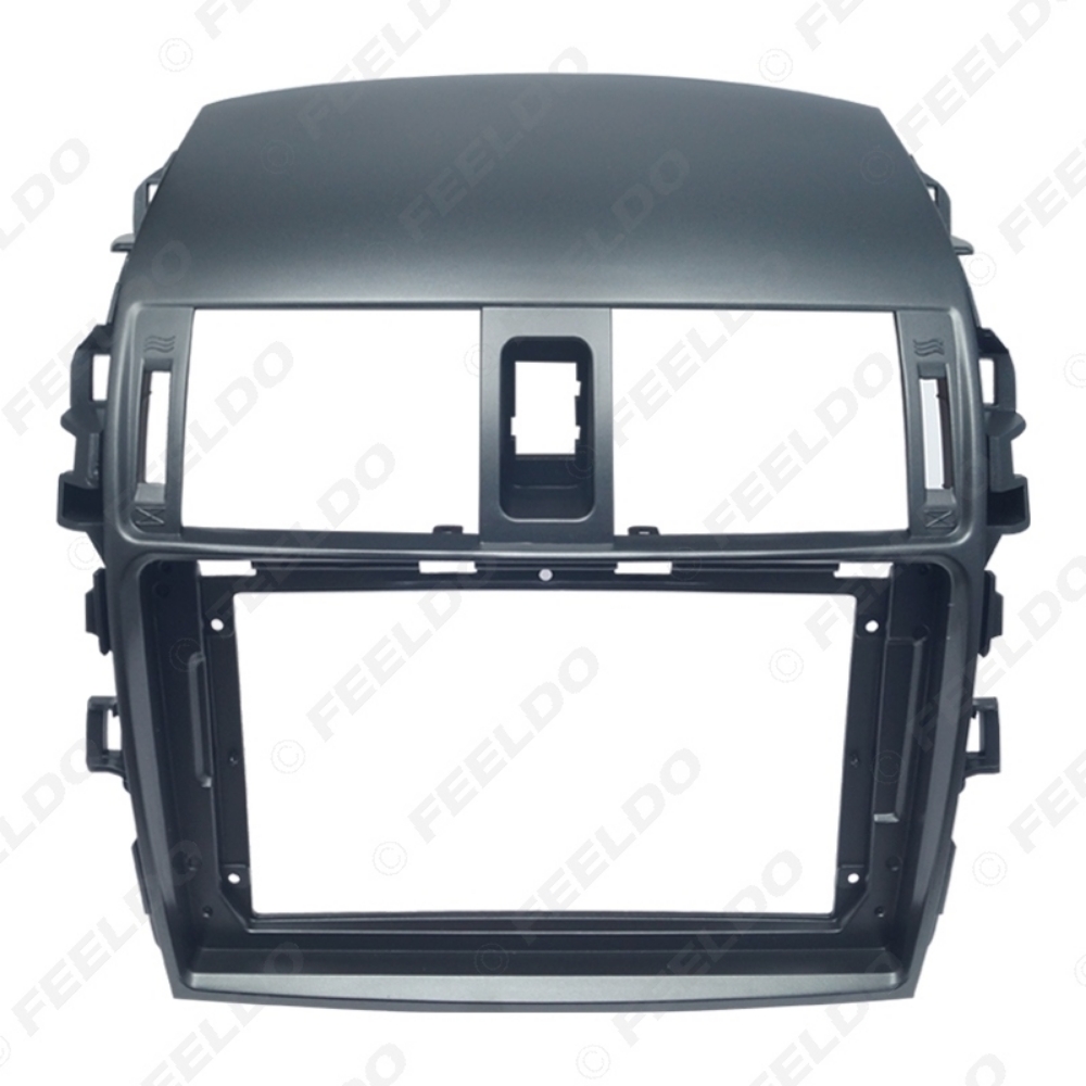 Picture of Car Radio Audio 9 Inch Big Screen Fascia Frame For Toyota Corolla 2Din Stereo Dash Panel Frame Fitting Kit