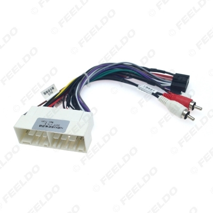 Picture of Car Navi Radio 16PIN Adaptor Wiring Harness For KIA K2/K3/K4/K5 Verna Audio Power Calbe Wire Plug and play
