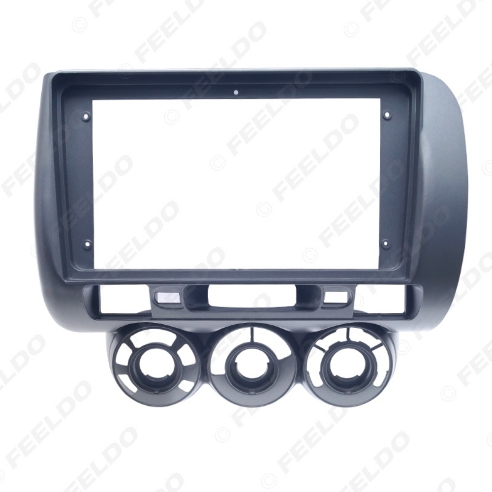 Picture of Car 2Din Dash Fascia Frame Kit For Honda Fit/City/Jazz 07~08(RHD) 9" DVD Panel Frame Bezel Installation Trim Kit