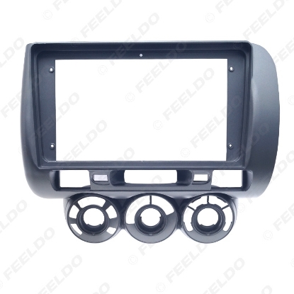 Picture of Car 2Din Dash Fascia Frame Kit For Honda Fit/City/Jazz 07~08(RHD) 9" DVD Panel Frame Bezel Installation Trim Kit