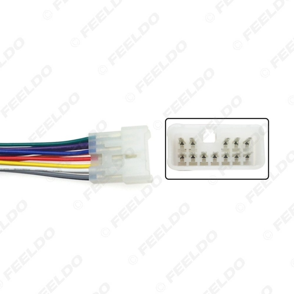FEELDO CAR ACCESSORIES OFFICIAL STORE. Car Radio 12pin Female Connector ...