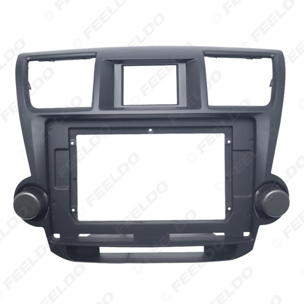 Picture of Car Stereo 2Din Fascia Frame Adapter For Toyota Highlander/Kluger 10.1" Big Screen Audio Dash Panel Frame Fitting Kit