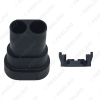 Picture of Car Motorcycle HB4/9006 Bulb Waterproof Quick Adapter Connector Terminals DIY Plug Male/Female Kit