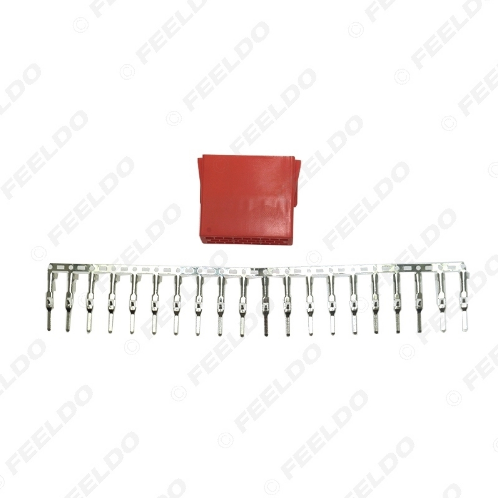 Picture of Auto Car Audio CD player Connector 20pcs Terminal Pins Socket for Volkswagen Audi Skoda CD/DVD DIY Plug Changer
