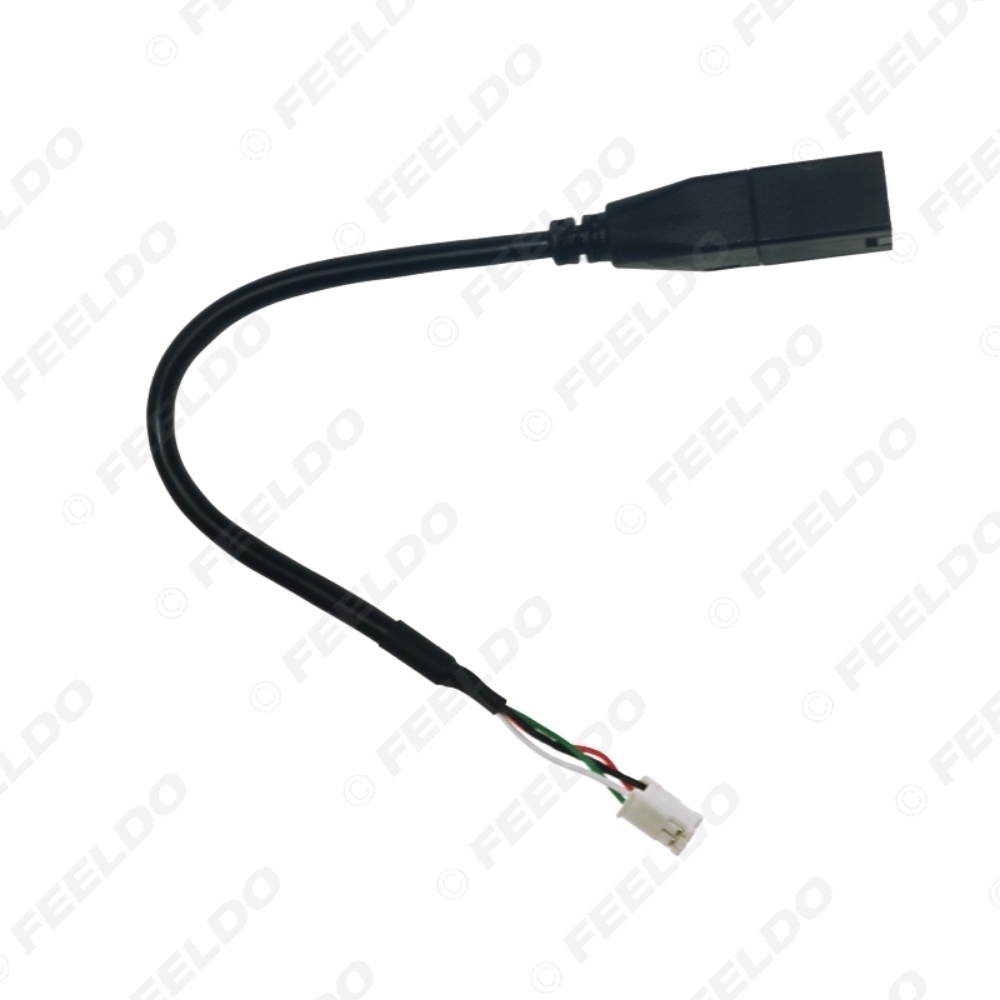Picture of Car Audio Radio 4Pin Connector to USB Input Wire Adapter For Toyota Camry Corolla Mazda Standard Original Auto USB Cable