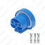 Picture of Auto Car Motorcycle 9004-21/HB1/9007/HB5 HID LED Bulb DIY Quick Adapter Connector Terminals Plug