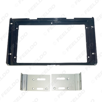 Picture of Car Stereo 9" Big Screen Fascia Frame Adapter For Toyota Sienna 2Din Dash Audio Fitting Panel Frame Kit