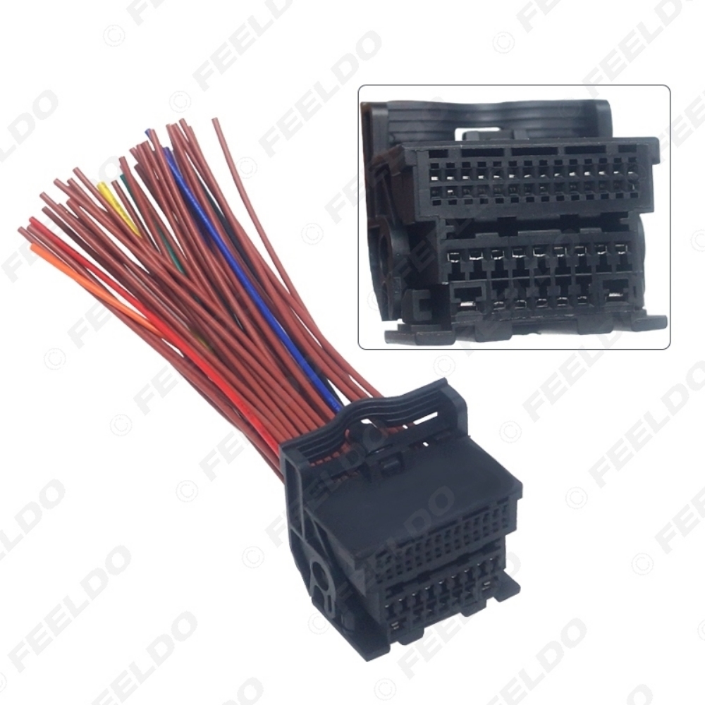 Picture of Car Radio Audio 44Pin Wiring Harness Adapter For Chevrolet Cruze Malibu Aveo ISO CD/DVD Stereo Installation Cable