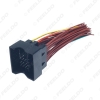 Picture of Car Radio Audio CD/DVD Player Wiring Harness Adapter With 24Pin Wire For Audi Volkswagen Stereo Plug Cable