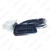 Picture of 16-Pin OBD2 Male To Female Cord Extension Cable Adapter Connector