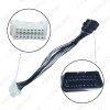 Picture of 16-Pin OBD2 Male To Female Cord Extension Cable Adapter Connector