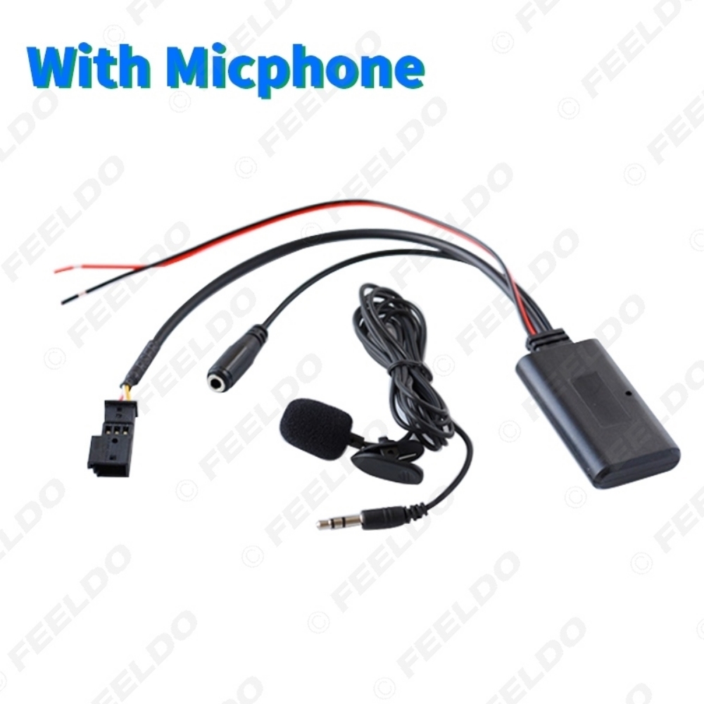 Picture of Car Wireless Bluetooth Module Receiver 3Pin Stereo Audio CD AUX-in Adapter For BMW E46/E39/E53 Accessory AUX Cable