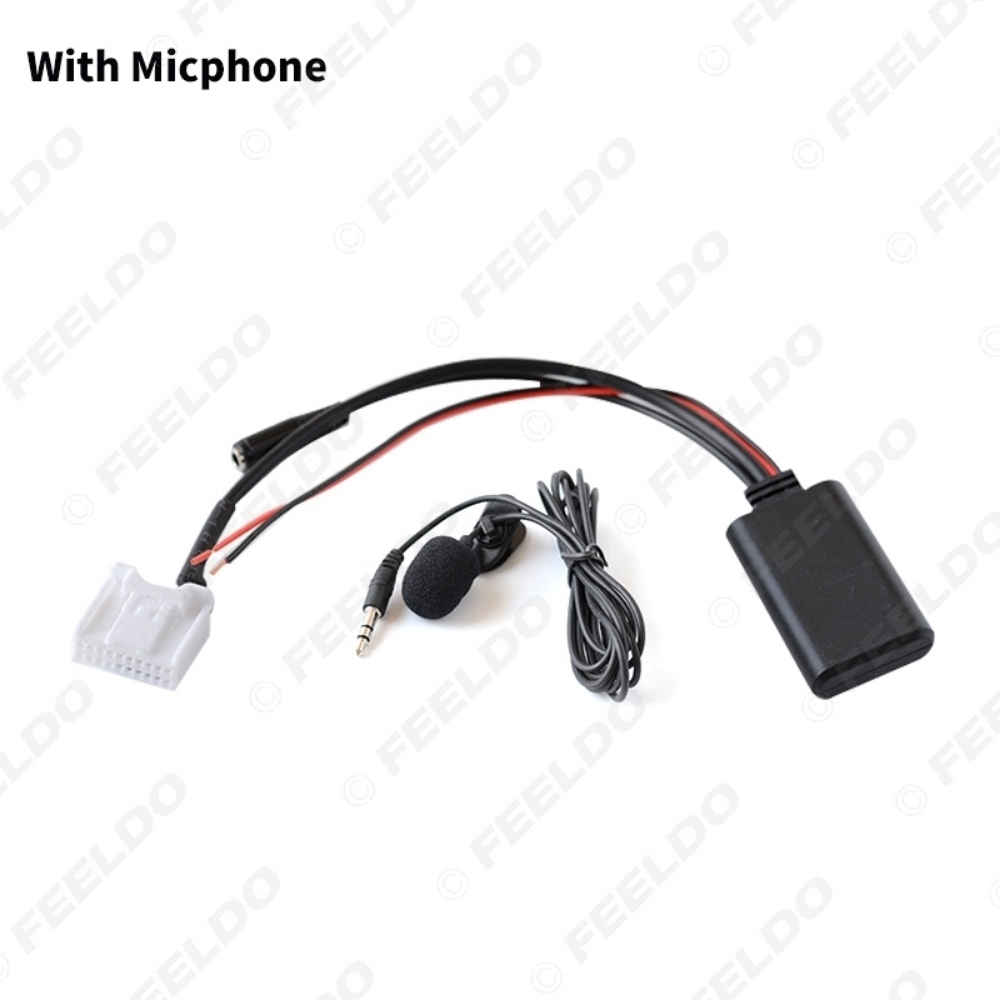 Picture of Car Wireless Bluetooth Module Aux Audio Cable Music Adapter With Micphone For Toyota 4Runner Camry Rav4 AUX Cable