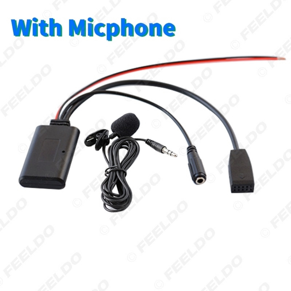 Picture of Car Audio Wireless 10pin Bluetooth Module Receiver AUX Adapter For BMW E46 3-SERIES CD Stereo Radio Bluetooth AUX Cable