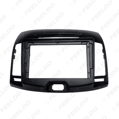Picture of Car Stereo Audio 9" Big Screen Head Unit Dash Fascia Panel Frame Kit Adapter For Hyundai Elantra/Avante(HD,LHD,Korea)