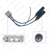 Picture of Car Stereo Radio Double Heads Male To Female Plug Antenna Adapter For Honda CRV Civic Radio Wire Cable