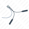 Picture of Car Stereo Radio Double Heads Male To Female Plug Antenna Adapter For Honda CRV Civic Radio Wire Cable