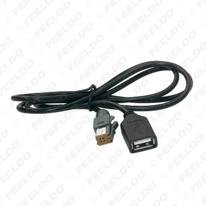 Picture of Car Audio Female USB AUX-In Cable Adapter 4Pin Connector For Subaru Forester XV/Outback/Legacy