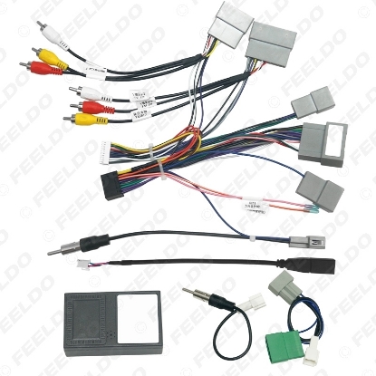 Picture of Car 16Pin Android Stereo Power Wiring Harness With Canbus + USB For Honda Civic 1.5T(16-19)/CRV (17-19)/Breeze(2020+)