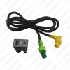 Picture of USB 3.5mm AUX Switch Housing Socket Adapter Plug Cable For Volkswagen OEM Radio Stereo RCD510/310+/300+