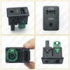 Picture of USB 3.5mm AUX Switch Housing Socket Adapter Plug Cable For Volkswagen OEM Radio Stereo RCD510/310+/300+
