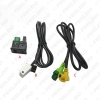 Picture of USB 3.5mm AUX Switch Housing Socket Adapter Plug Cable For Volkswagen OEM Radio Stereo RCD510/310+/300+