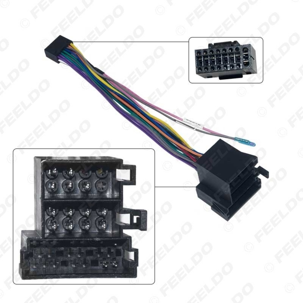 Picture of Car 16pin Audio Wiring Harness For ISUZU D-MAX 16Pin  Aftermarket Stereo Installation Wire Adapter