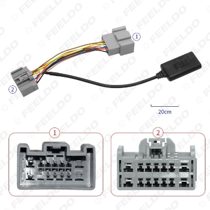 Picture of Car Bluetooth Module AUX-in Audio MP3 Music Adapter For Volvo C S V CX Series Stereo Wire Harness