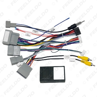 Picture of Car 16pin Audio Wiring Harness With Canbus BOX For Honda CRV 2.4L Stereo Installation Wire Adapter
