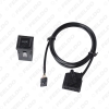 Picture of Car AUX IN Switch MP3 Audio Interface Wire for VolksWagen Audi Ford Skoda Modified AUX Cable Adapter