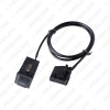 Picture of Car AUX IN Switch MP3 Audio Interface Wire for VolksWagen Audi Ford Skoda Modified AUX Cable Adapter