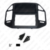 Picture of Car Audio Radio 2DIN 9" Big Screen Fascia Frame Adapter For Mitsubishi V73 Pajero Dash Fitting Panel Frame Kit