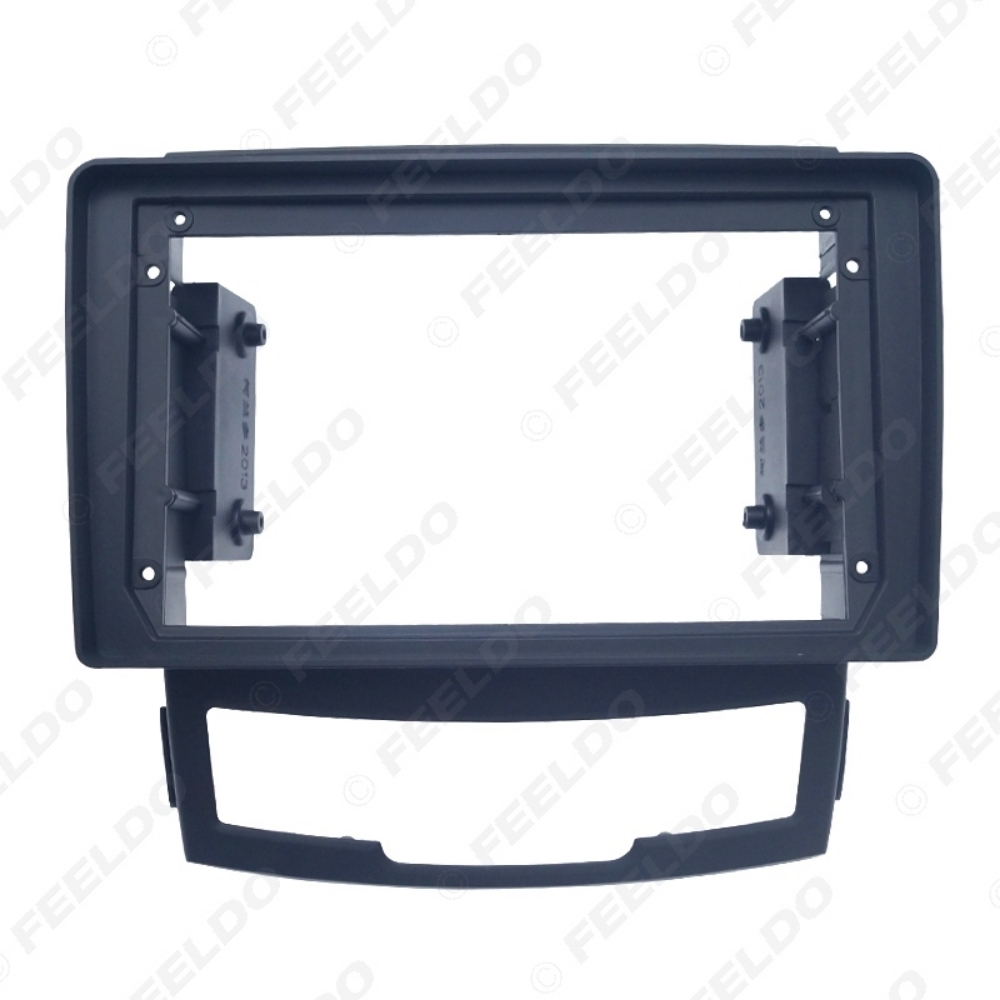 Picture of Car 2 Din Radio Fascia Frame Adapter for SSANG YONG Korando 2010-2013 9 Ich Stereo Audio Panel Mount Dash Frame