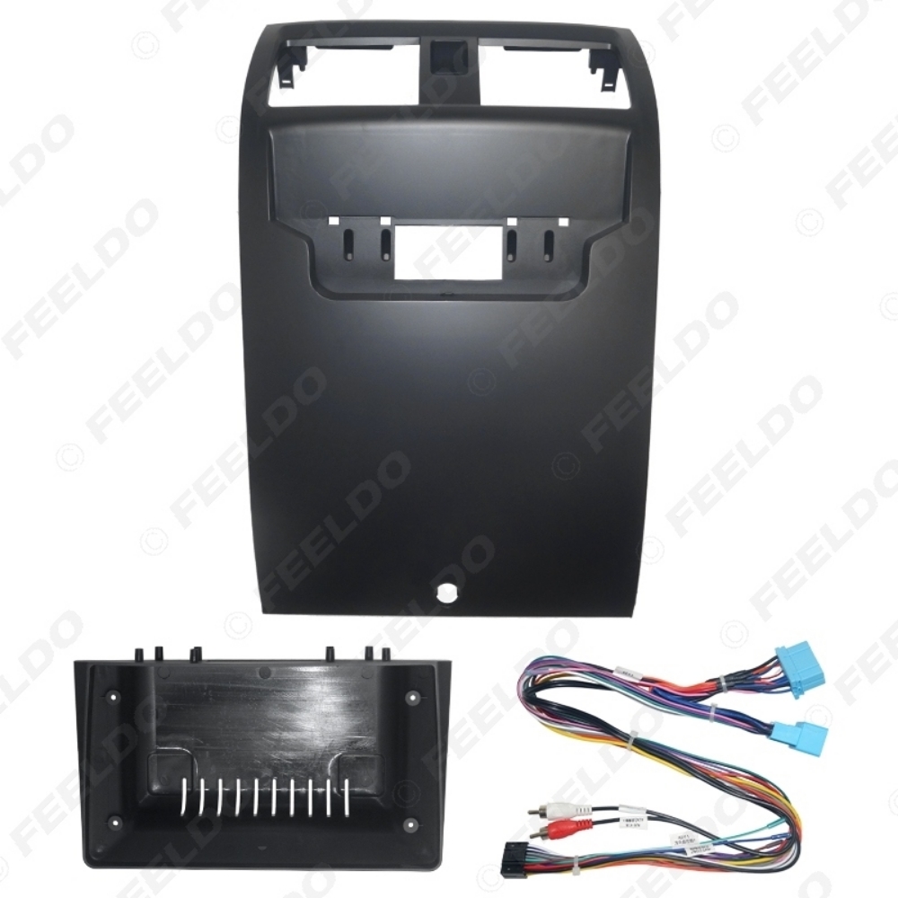 Picture of Car Audio 2DIN Fascia Frame Adapter With Power Harness For Honda Accord 7th gen. 9" Big Screen Dash Fitting Panel Frame Kit