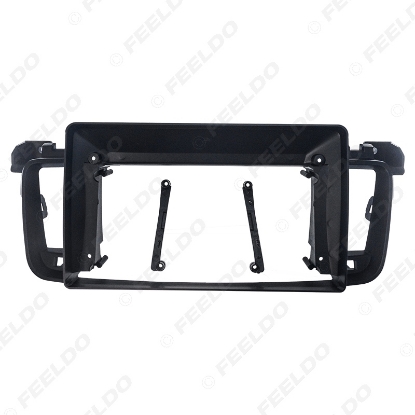 Picture of Car Audio Fascia Frame Adapter For 01-17 Peugeot 508 9" Big Screen 2DIN Dash Fitting Panel Frame Kit