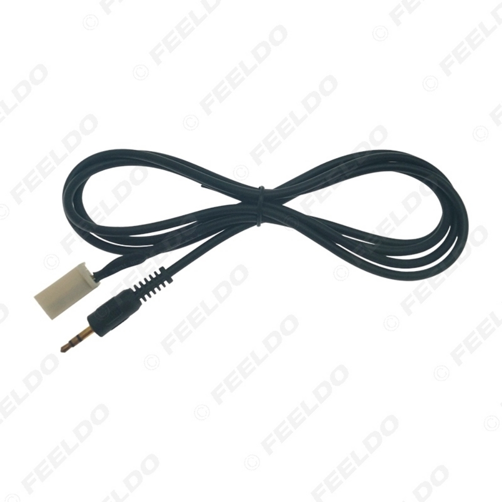 Picture of Car Aux Line 3.5mm Male Audio MP3 AUX-in 8Pin Adapter For Subaru Forester Audio In-put AUX Connector Cable