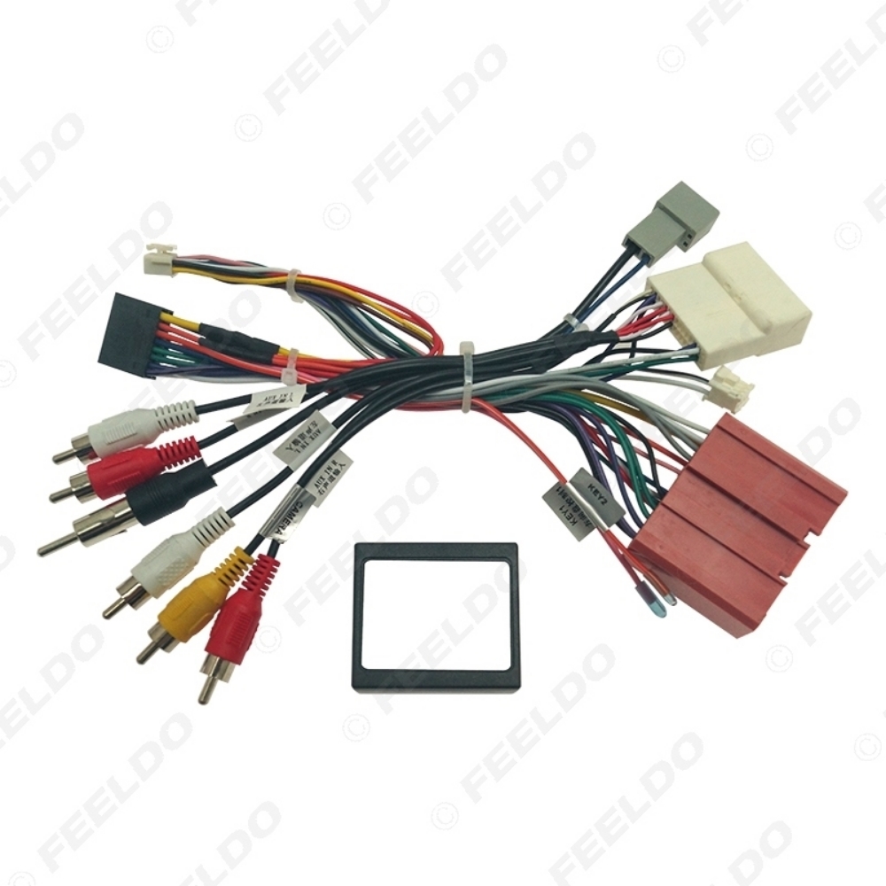 Picture of Car 16pin Android Stereo Wiring Harness Power Calbe Adapter Plug With Canbus For Mazda3/Axela(14-19)/CX-4(16-19)*28pin OEM Stereo