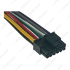 Picture of 1PC Black Universal Car Wire Harness Connector 4Pin-24Pin Head Into Car DVD CD Radio Stereo Wire Plug Adapter
