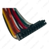Picture of 1PC Black Universal Car Wire Harness Connector 4Pin-24Pin Head Into Car DVD CD Radio Stereo Wire Plug Adapter