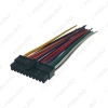 Picture of 1PC Black Universal Car Wire Harness Connector 4Pin-24Pin Head Into Car DVD CD Radio Stereo Wire Plug Adapter