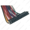 Picture of 1PC Black Universal Car Wire Harness Connector 4Pin-24Pin Head Into Car DVD CD Radio Stereo Wire Plug Adapter