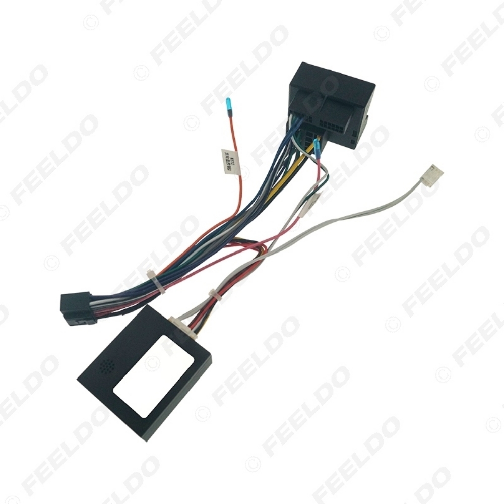 Picture of Car Audio 16Pin Power Cable Adapter With Canbus Box For Mercedes-Benz E-Class W211/W220 Stereo Plug Wiring Harness