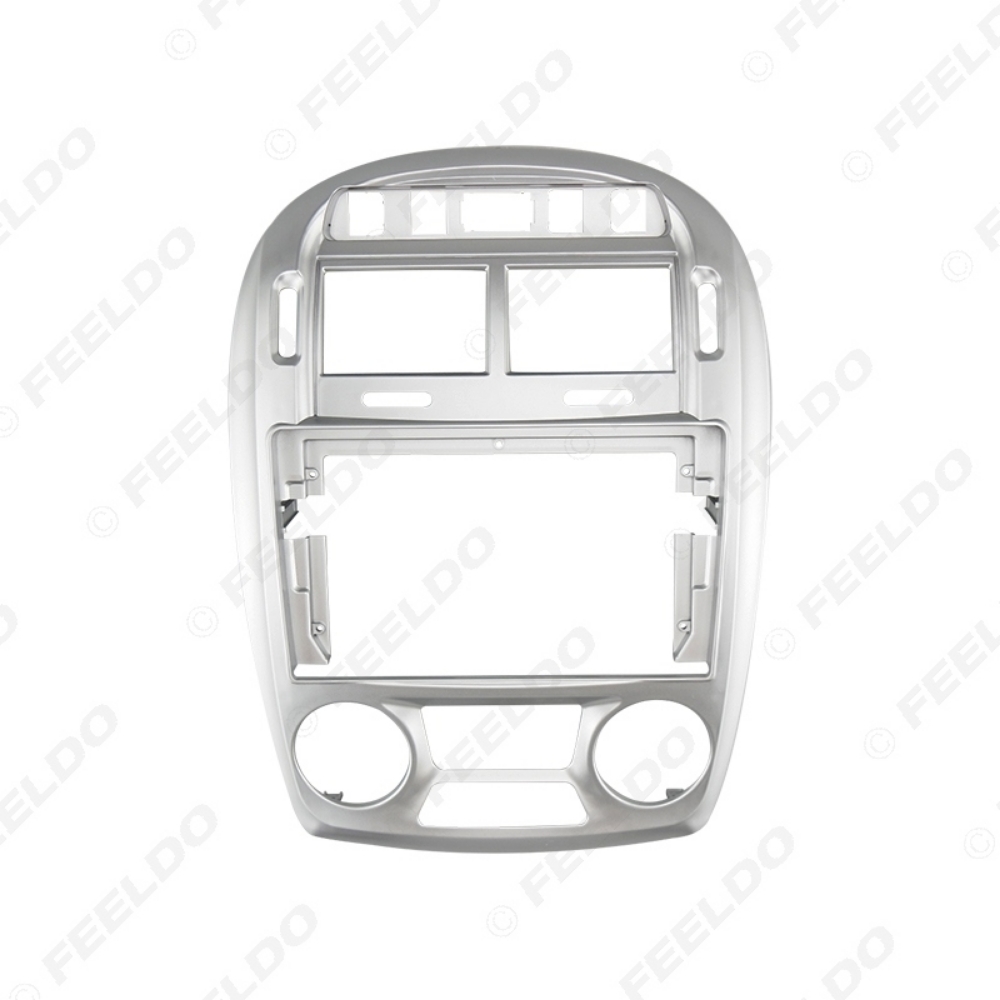 Picture of Car 9 Inch Audio Face Plate Fascia Frame For Kia Cerato 2006 2Din Big Screen Radio Stereo Panel Dash Mount Frame Kit