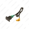 Picture of Car USB Data Adapter Switch Button Cable wiring Harness For Volkswagen Audi Skoda USB Cable Audio Adapter