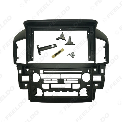 Picture of Car 2Din Audio Face Plate Fascia Frame For Toyota Harrier 1997 9" Big Screen Radio Stereo Panel Dash Mount Refitting Kit